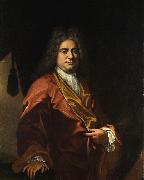 Portrait of a gentleman in his housecoat